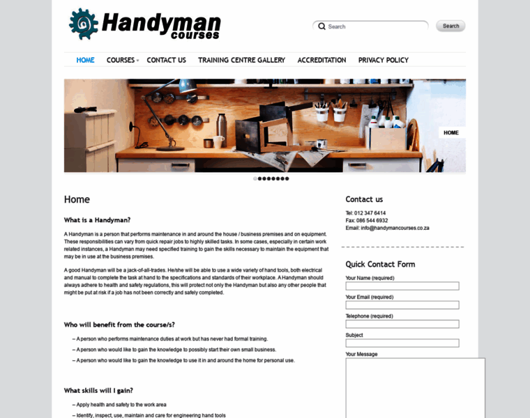 Handymancourses.co.za thumbnail