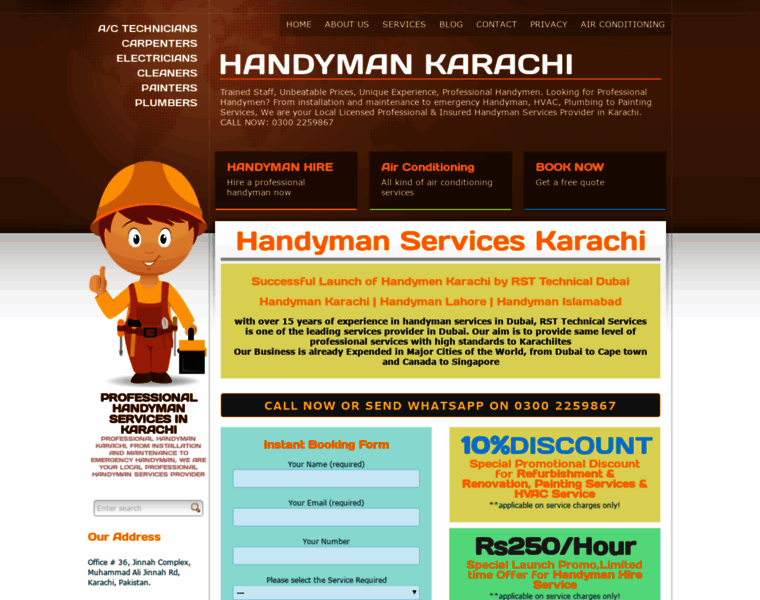 Handymenkarachi.com thumbnail