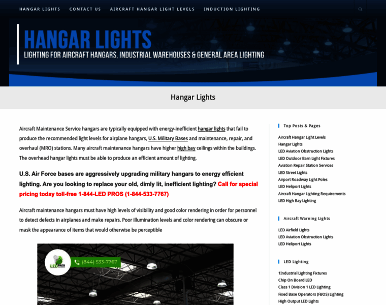 Hangarlights.com thumbnail
