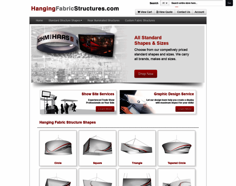 Hangingfabricstructures.com thumbnail
