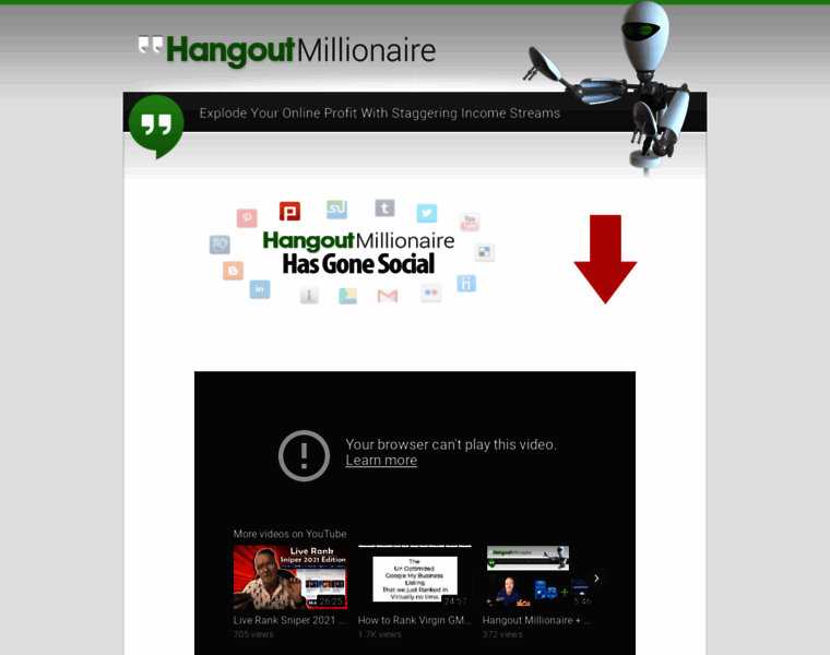 Hangoutmillionaire.com thumbnail