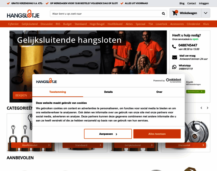 Hangslotje.nl thumbnail