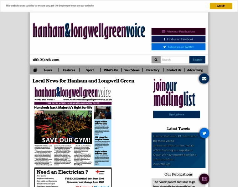 Hanhamandlongwellgreenvoice.co.uk thumbnail