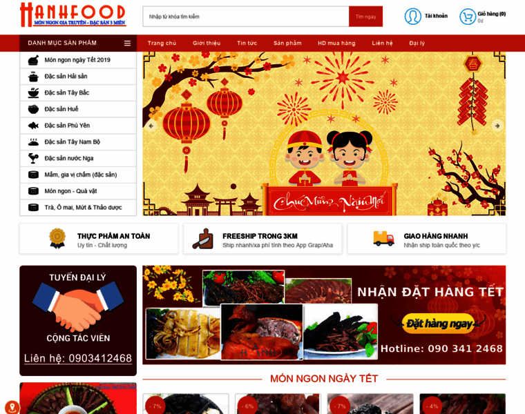 Hanhfood.com.vn thumbnail
