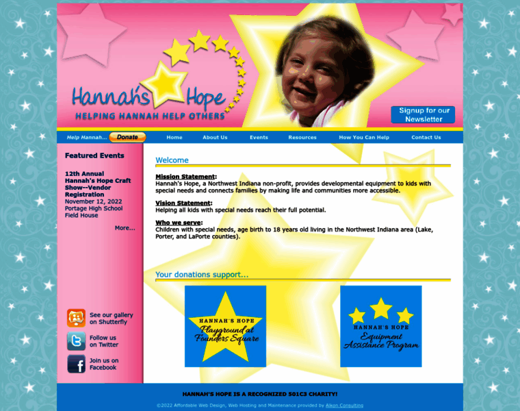 Hannahshope.org thumbnail