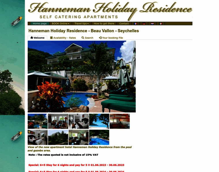 Hanneman-seychelles.com thumbnail