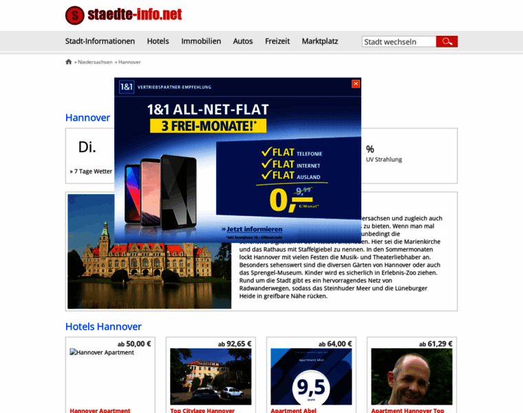 Hannover.staedte-info.net thumbnail
