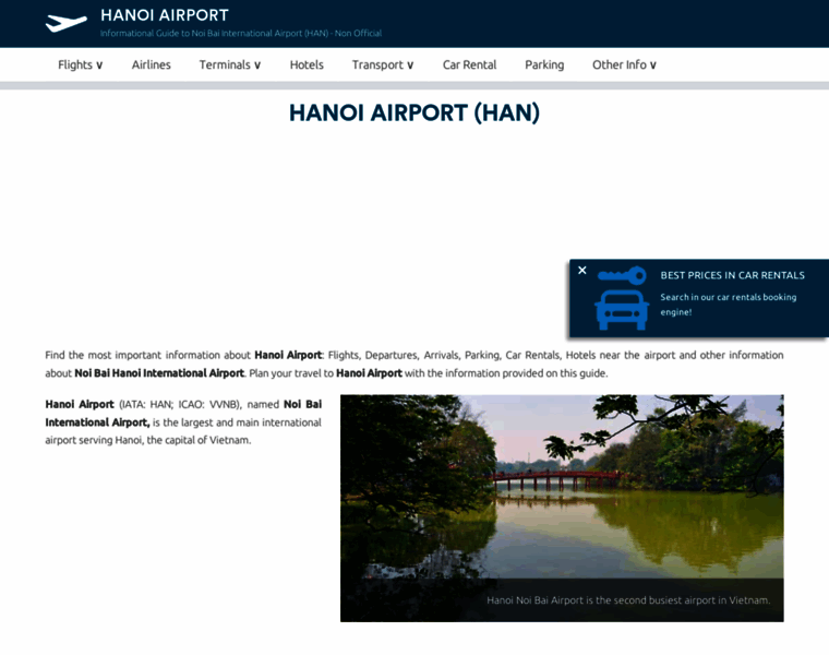 Hanoi-airport.com thumbnail