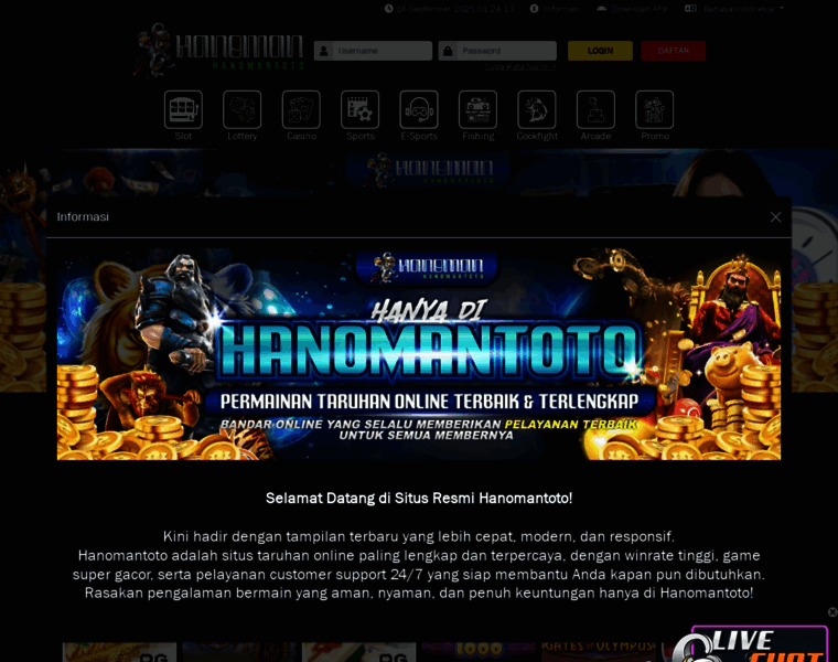 Hanomantoto.com thumbnail