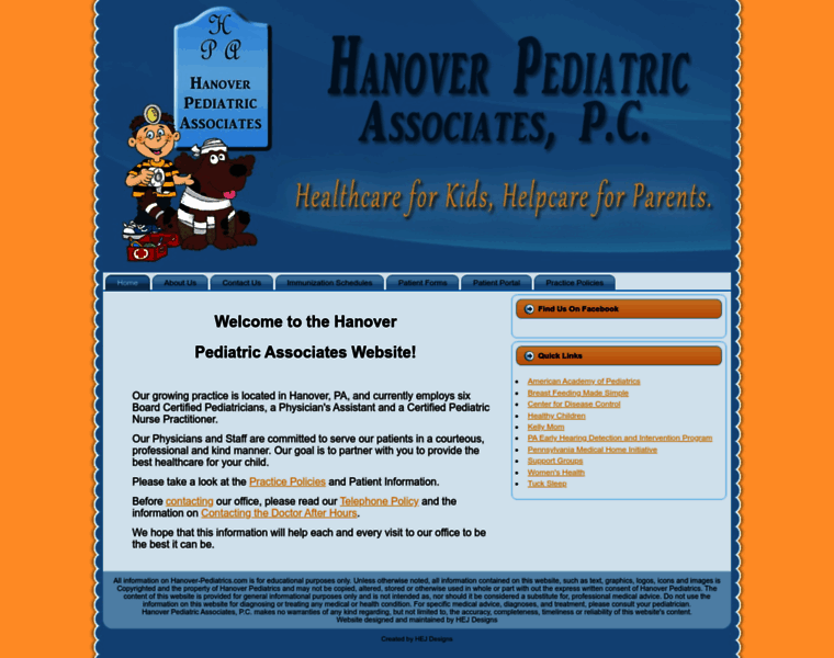 Hanover-pediatrics.com thumbnail