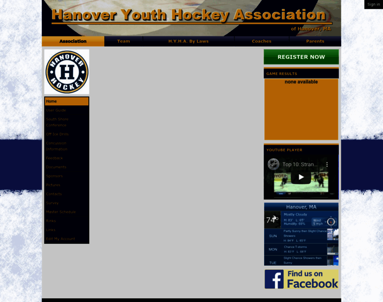 Hanoverhockey.com thumbnail