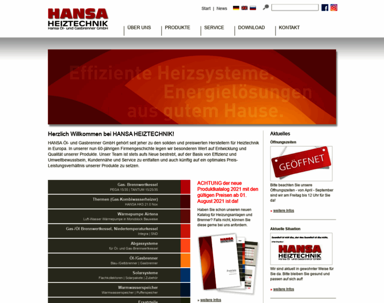 Hansa-heiztechnik.de thumbnail