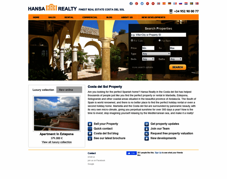 Hansa-realty.com thumbnail