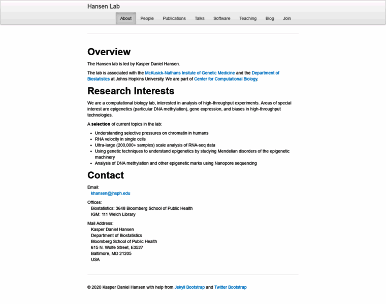 Hansenlab.org thumbnail
