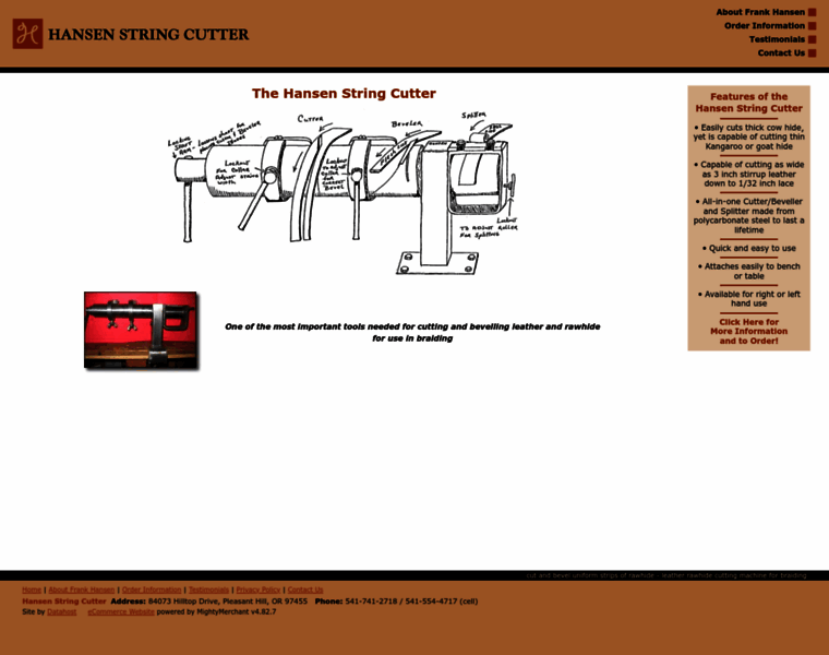 Hansenstringcutter.com thumbnail