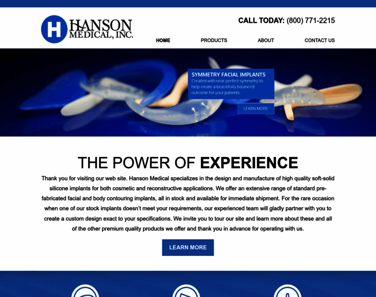 Hansonmedical.com thumbnail