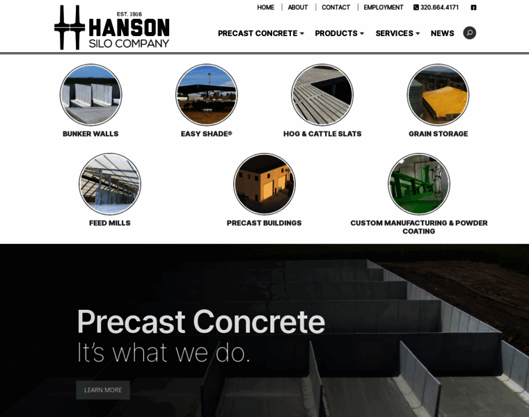Hansonsilo.com thumbnail