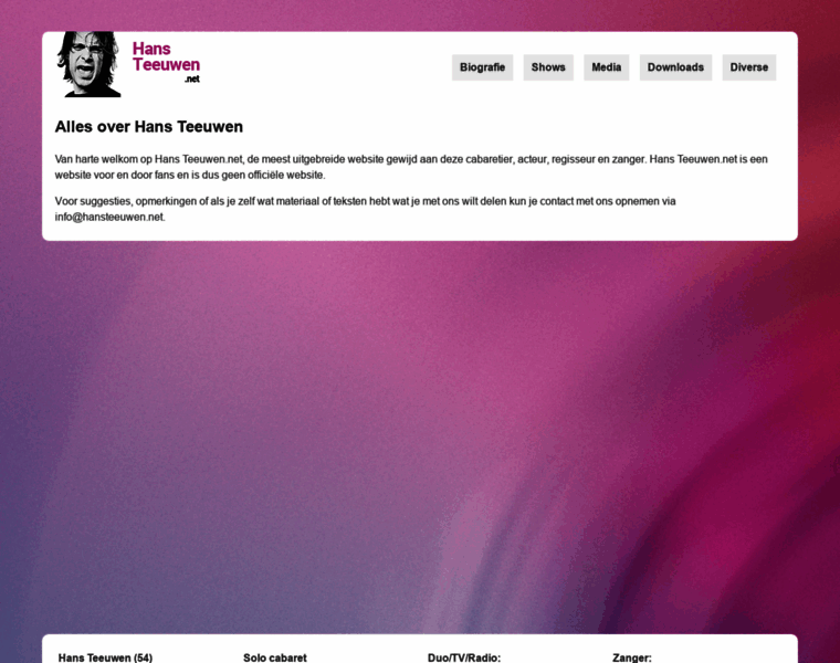 Hansteeuwen.net thumbnail Hansteeuwen.net thumbnail