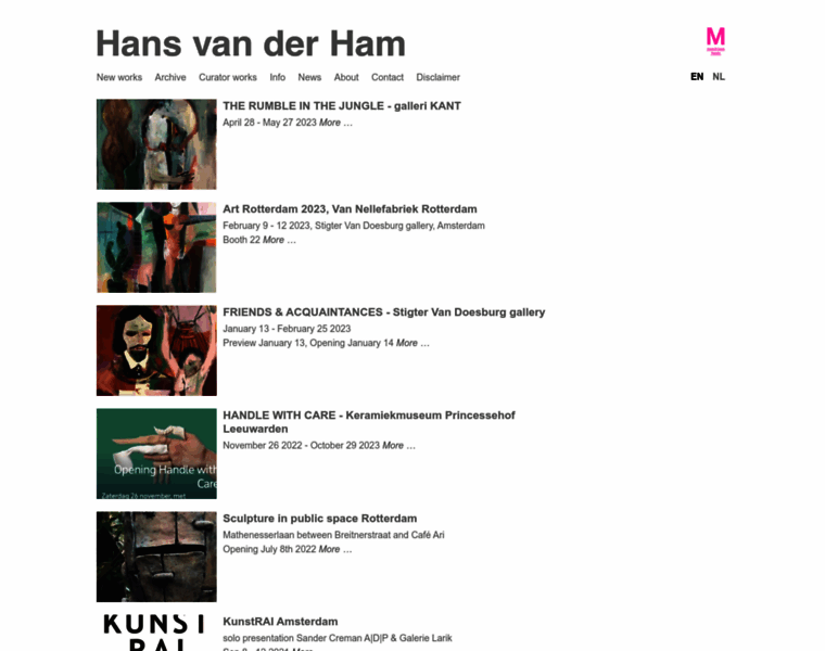 Hansvanderham.nl thumbnail