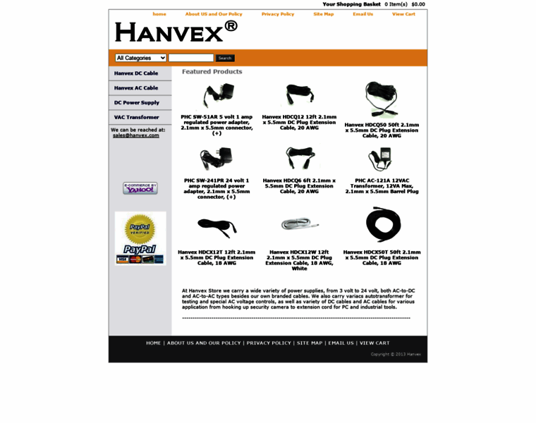 Hanvex.com thumbnail