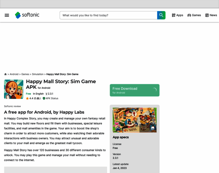 Happy-mall-story-sim-game.en.softonic.com thumbnail