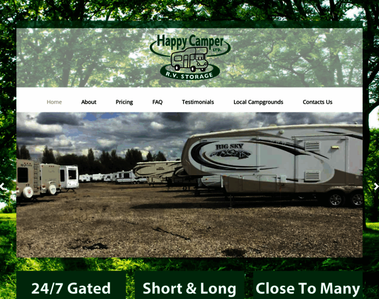 Happycamperrvstorage.com thumbnail