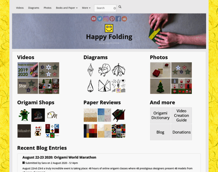 Happyfolding.com thumbnail