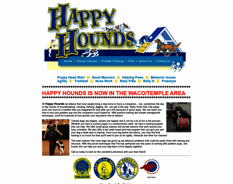 Happyhounds.us thumbnail