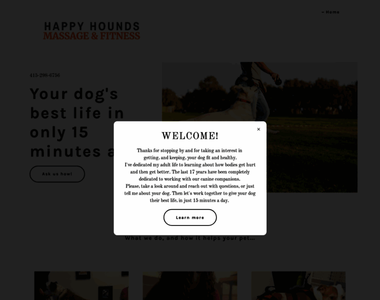 Happyhoundsmassage.com thumbnail