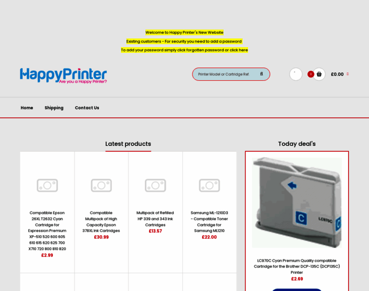 Happyprinter.co.uk thumbnail