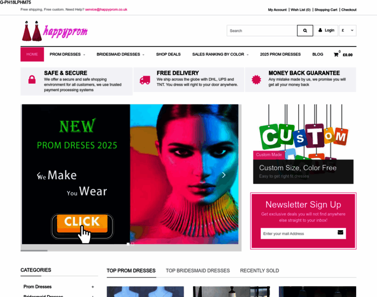 Happyprom.co.uk thumbnail Happyprom.co.uk thumbnail