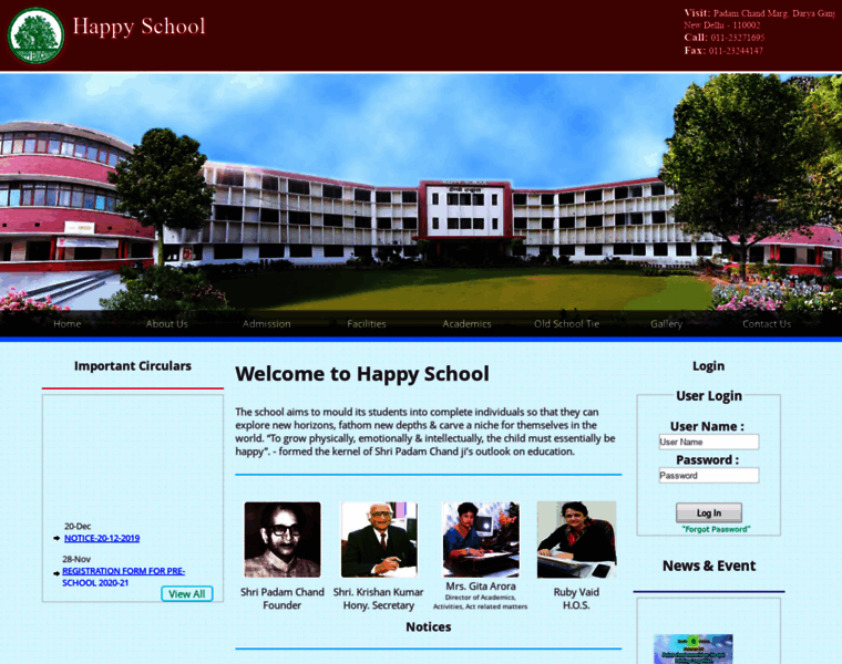 Happyschoolnewdelhi.edu.in thumbnail