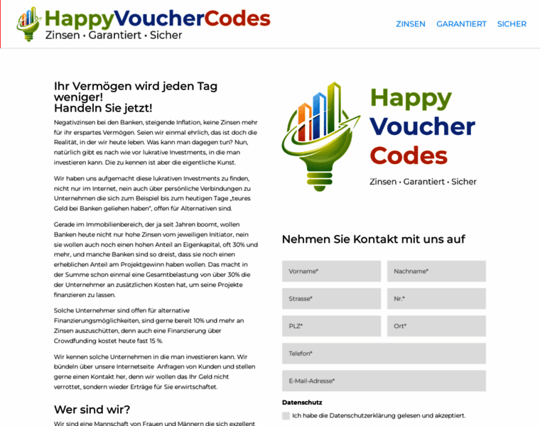 Happyvouchercodes.com thumbnail