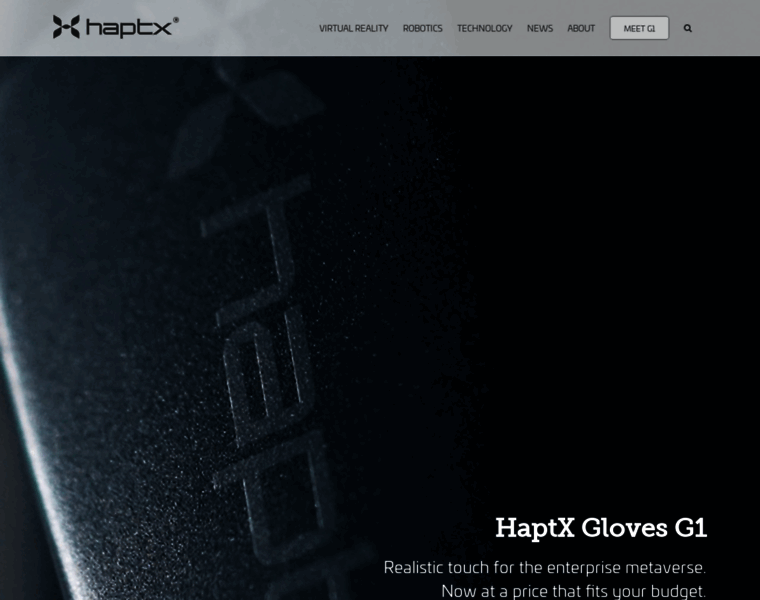Haptx.com thumbnail