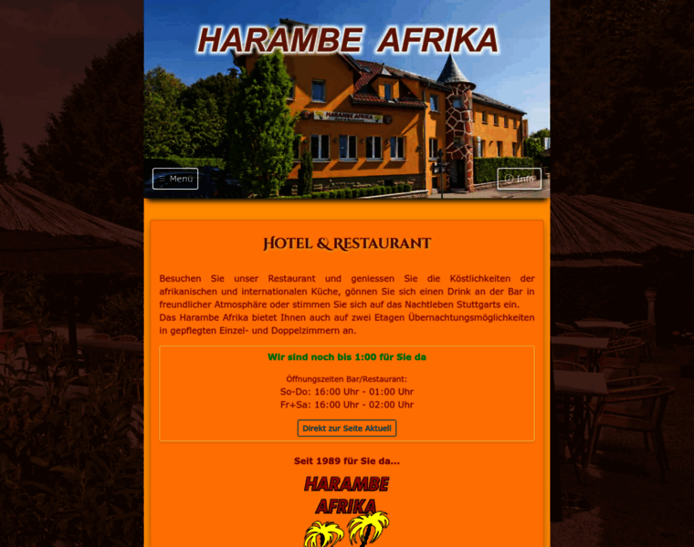 Harambe-afrika.de thumbnail