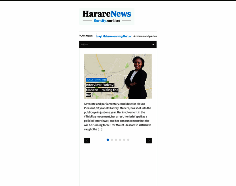 Hararenews.co.zw thumbnail