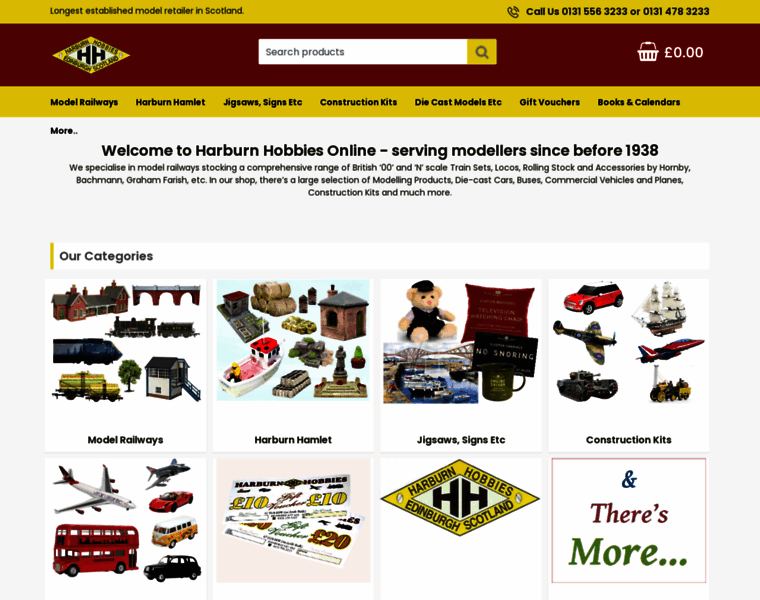 Harburnhobbies.co.uk thumbnail