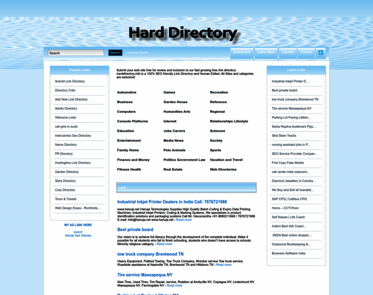 Harddirectory.info thumbnail