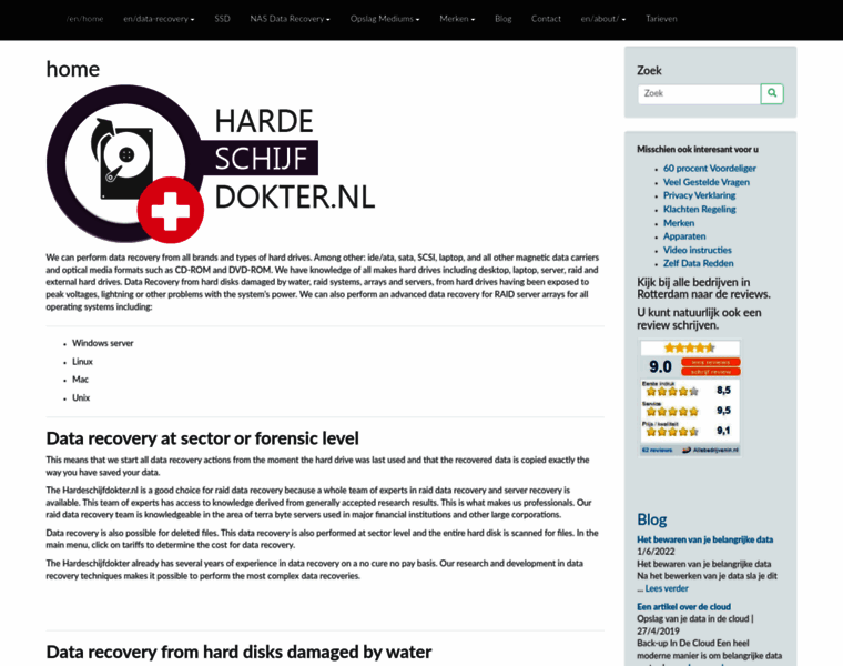 Hardeschijfdokter.nl thumbnail