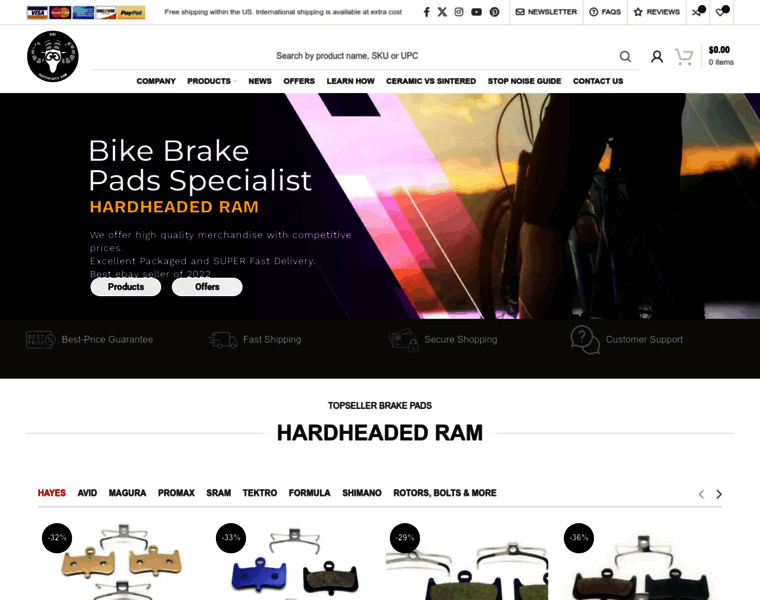 Hardheadedram.bike thumbnail