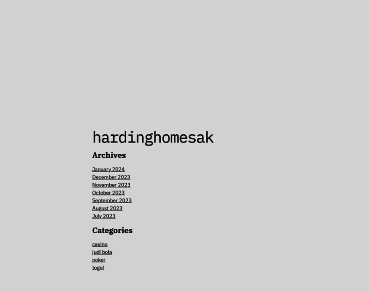 Hardinghomesak.com thumbnail