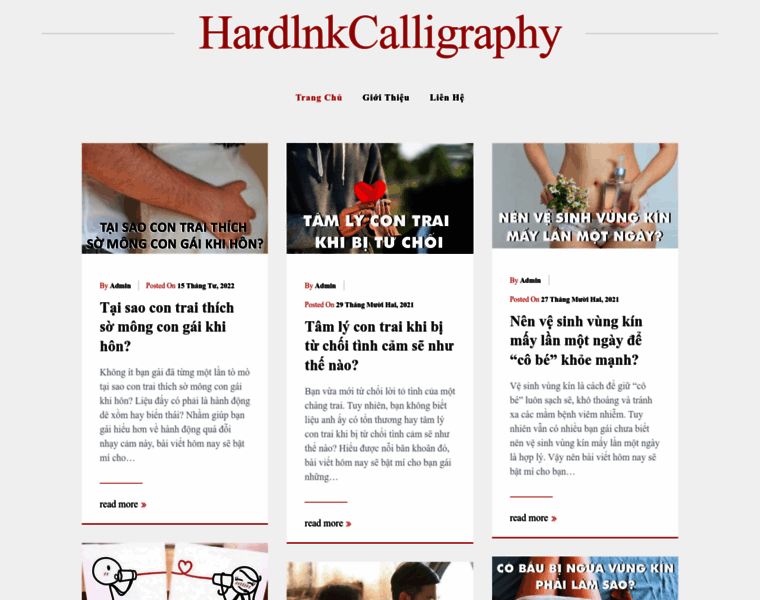 Hardinkcalligraphy.com thumbnail