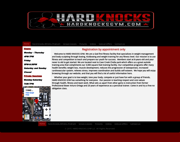 Hardknocksgym.com thumbnail