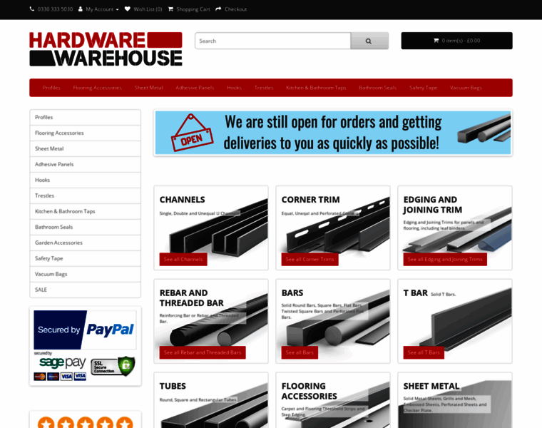 Hardware-warehouse.co.uk thumbnail