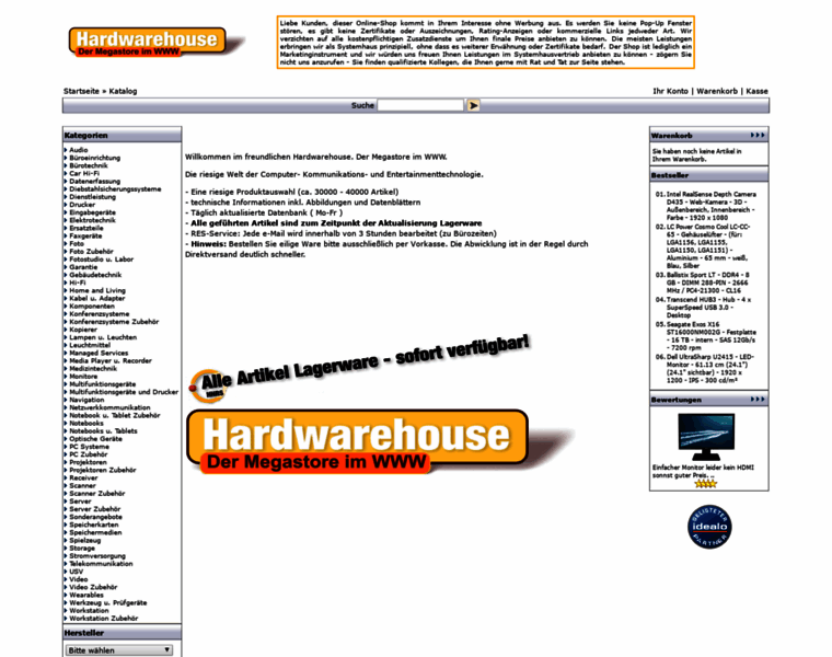Hardwarehouse.de thumbnail