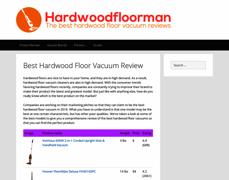 Hardwoodfloorman.com thumbnail