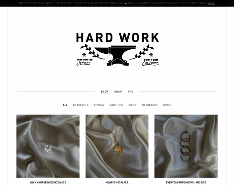 Hardworkjewelry.com thumbnail