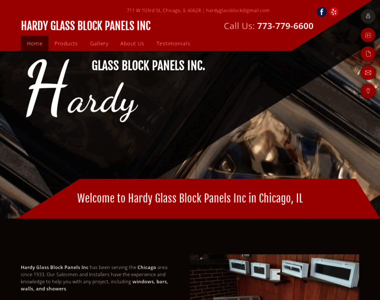Hardyglassblock.com thumbnail