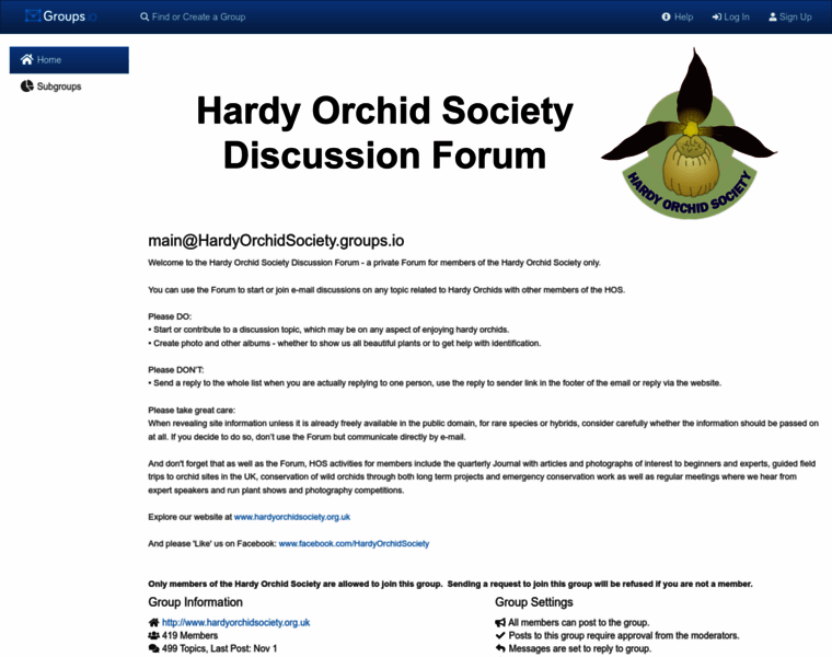 Hardyorchidsociety.groups.io thumbnail