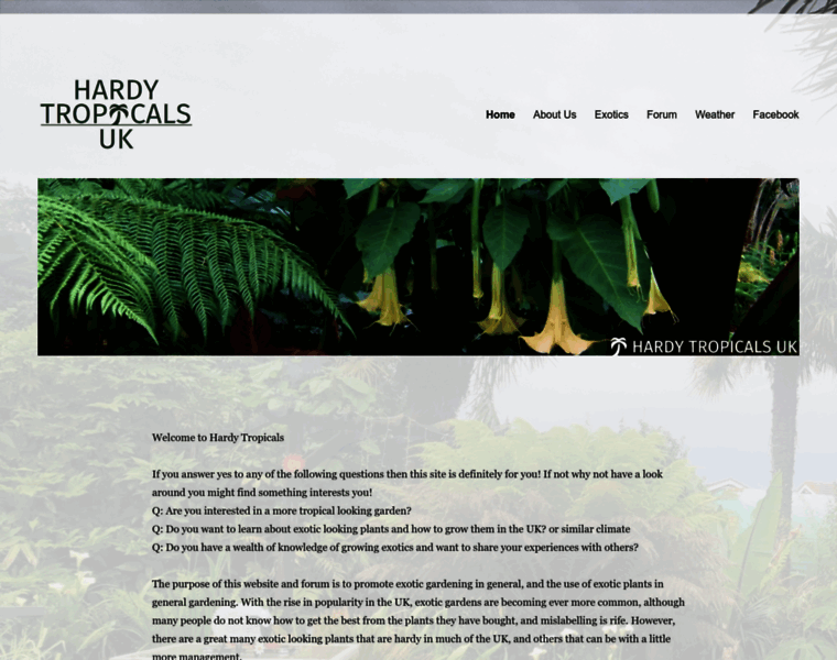 Hardytropicals.co.uk thumbnail